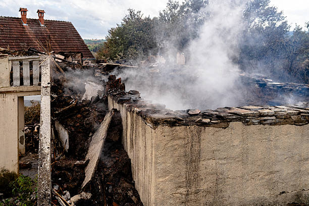 Professional Fire Damage Repair technician working in Somerdale, NJ